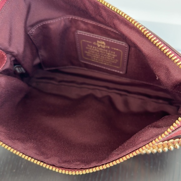 Coach CARRIE CROSSBODY IN METALLIC LEATHER - Picture 9 of 14